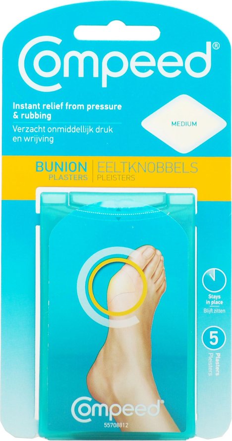 Comped Plaster Compeed Medium Bunion Plasters - 5 Plasters – McCabes Pharmacy