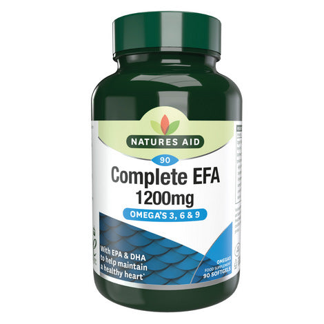 Natures Aid Complete EFA 1200mg 90caps Omega 3 6 and 9