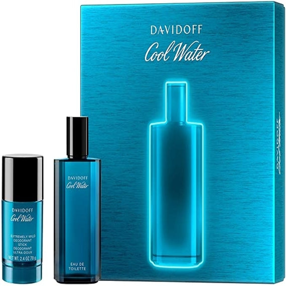 Davidoff Coolwater 12ML Edt Spray + 70G Deodorant Stick Set