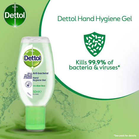Dettol Antibacterial Hand Gel Aloe Vera 50ml