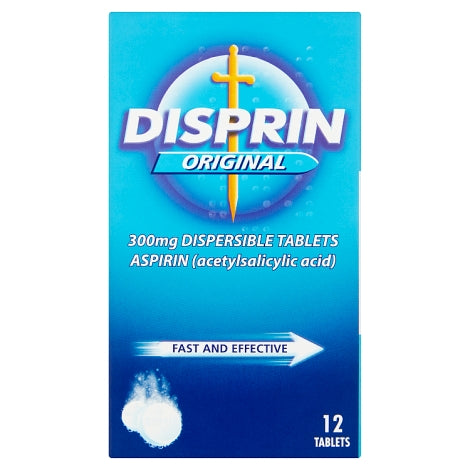 Disprin Original 300mg Dispersible Tablets 12 Tablets