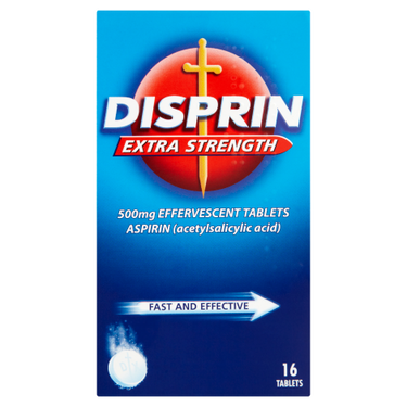 Disprin Extra Strength 500mg Effervescent Tablets 16 Tablets