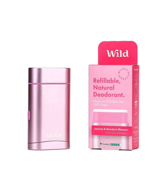 Wild Pink Case and Jasmine &amp; Mandarin Blossom Deodorant Refill - Starter Pack