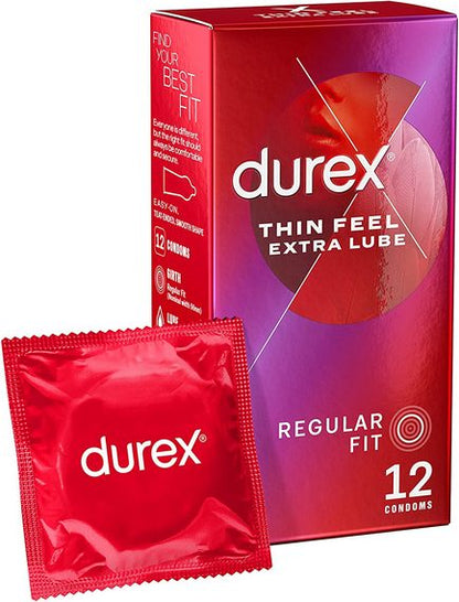 Durex Thin Feel Extra Lubricated 12s 