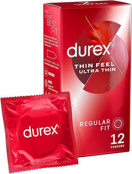 Durex Thin Feel Ultra Thin Condoms 12s