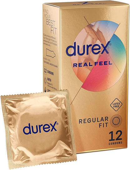Durex Real Feel Condoms (12 Pack) 