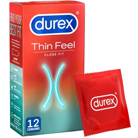 Durex Thin Feel Close Fit Condoms 12s