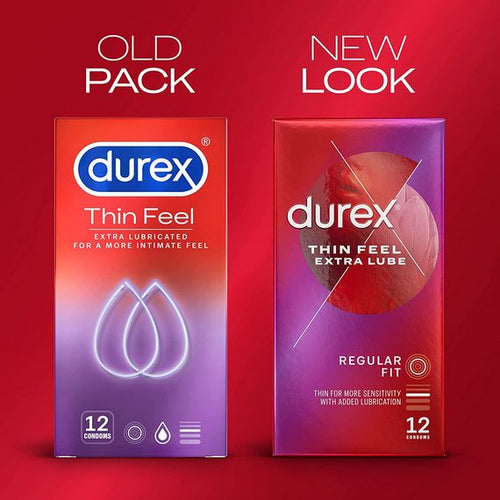 Durex Thin Feel Extra Lubricated 12's  McCabes Pharmacy