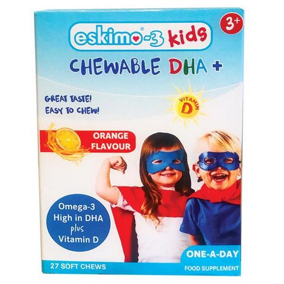Eskimo-3 Kids Chewable DHA+ 27 Chewables