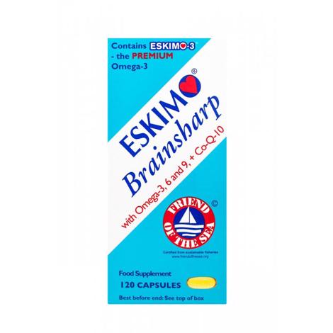 Eskimo Brainsharp 3,6,9 with Co Q10 -120 capsules