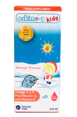 Eskimo Kids Omega 3 Orange 210ml