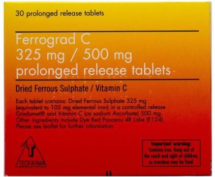 Ferrograd C Prolonged Release - 30 Tablets