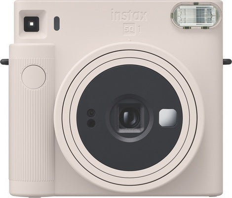 Fuji Instax Sq1 Instant Camera Chalk White Front