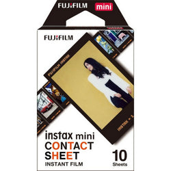 Fujifilm Instant Color Film instax mini Contact Sheet 10 Pack (10PACK) Fujifilm Instant Color Film instax mini Contact Sheet 10 Pack (10PACK)