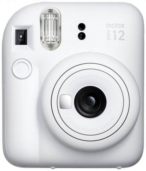 Fuji Instax Mini 12 Camera Clay White Front