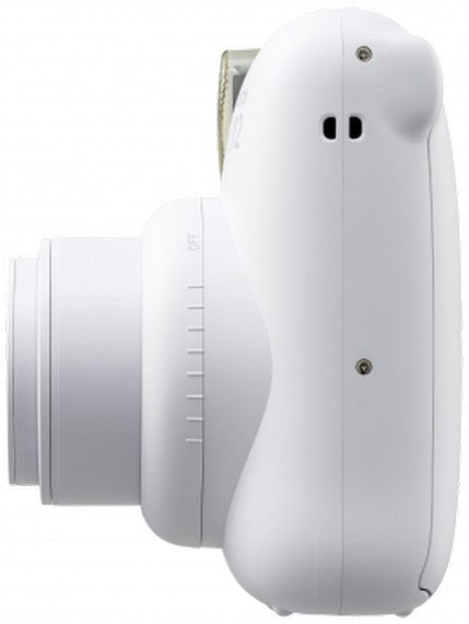 Fuji Instax Mini 12 Camera Clay White Side