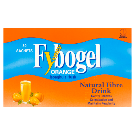 Fybogel Orange Natural Fibre Drink Ispaghula Husk 30 Sachet&
