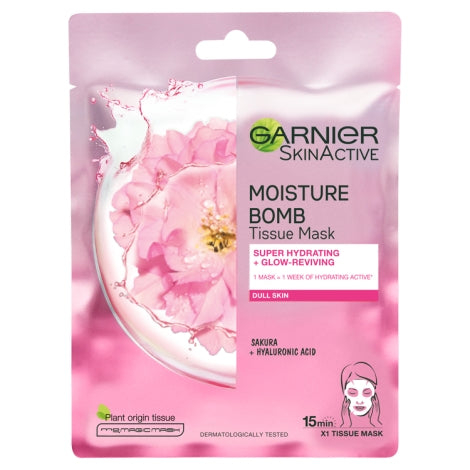 Garnier Moisture Bomb Sakura Hydrating Tissue Mask 28g
