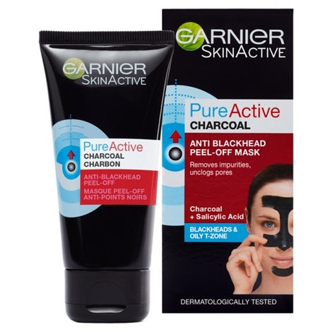 Garnier Pure Active Anti Blackhead Charcoal Mask Peel Off 50ml