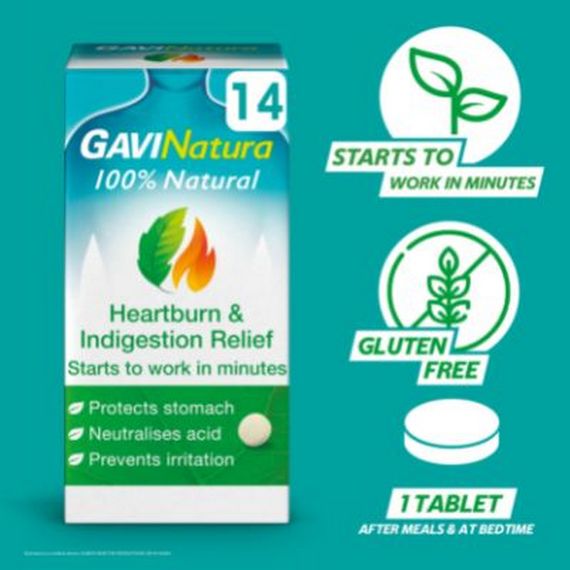 Gavinatura Heartburn and Indigestion Relief Tablets 14 Pack