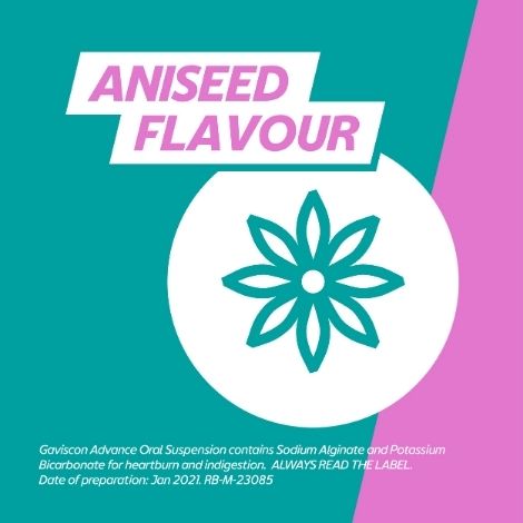 Gaviscon Advance Aniseed Flavour Oral Suspension 300ml