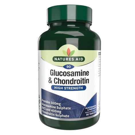 Natures Aid Glucosamine Sulphate 500mg and Chondroitin - 90s
