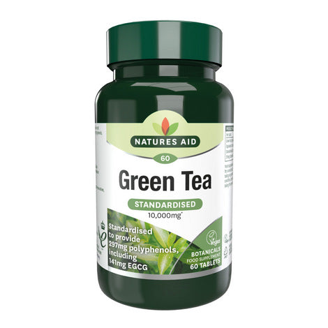 Natures Aid Green Tea 10,000mg (60) Tablets