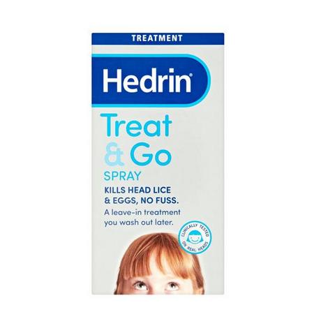 Hedrin Treat &amp; Go Head Lice Spray 60ml