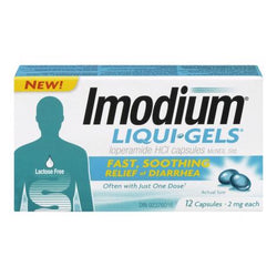 Imodium LiquiRelief - 12 Capsules (12CAPS)