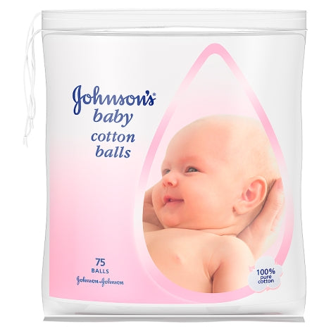 Johnsons Baby Cotton Balls 75pk