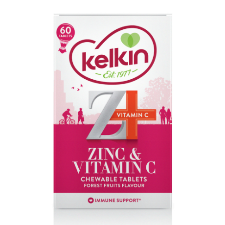 Kelkin Zinc &amp; Vitamin C Chewable 60&