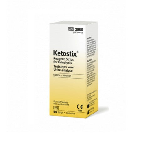 Ketostix Reagent Strips for Urinalysis - 50 Strips