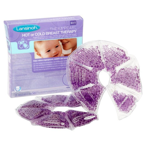 Lansinoh Therapy Packs With Soft Covers, Hot And Cold Breast Pads - 2pk :  Target