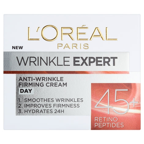 Loreal Paris Wrinkle Expert Anti-Wrinkle Firming Cream 45+ 50ml Pot