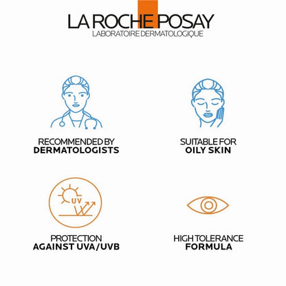 La Roche Posay Anthelios UVMune 400 Oil Control Fluid SPF50+ For Oily and Blemish-Prone Skin 50ml info