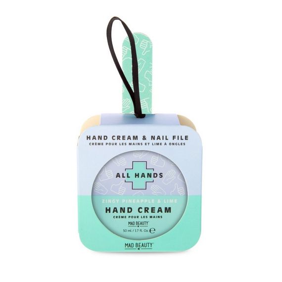 Mad Beauty All Hands Hand Care Set Zingy Pineapple And Lime