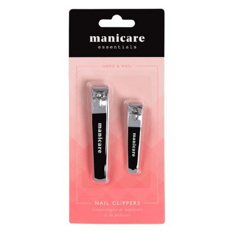 Manicare Nail Clippers Black Duo Pack