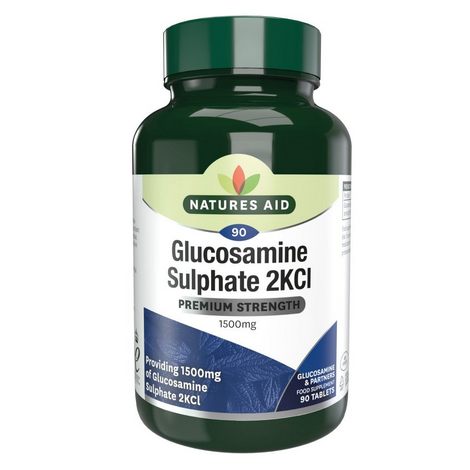 Natures Aid Glucosamine Sulphate 1500mg 90 Tablets (High Strength)