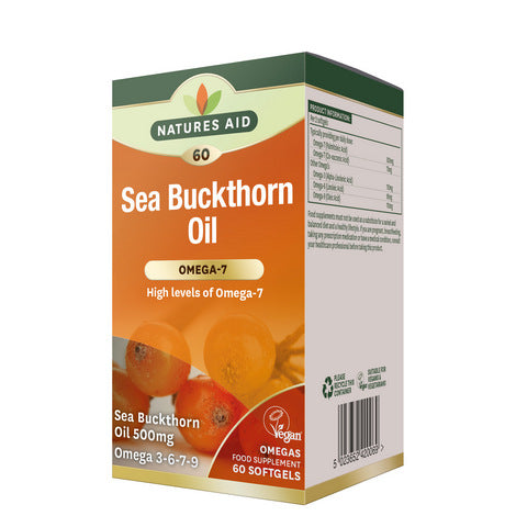 Natures Aid Sea Buckthorn oil Omega 7 - 90s