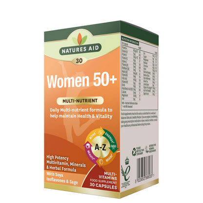 Natures Aid Women 50+ Multi-Vitamins and Minerals