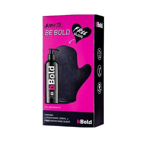 Bbold Lotion Dark 250ml &amp; Microfibre Glove 2pc Box Set