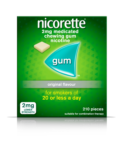 Nicorette Gum Classic 2mg 210