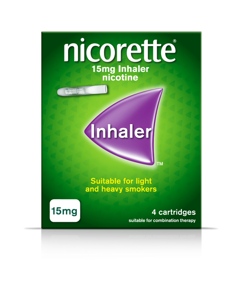 Nicorette 15mg Inhaler Nicotine 4 Cartridges