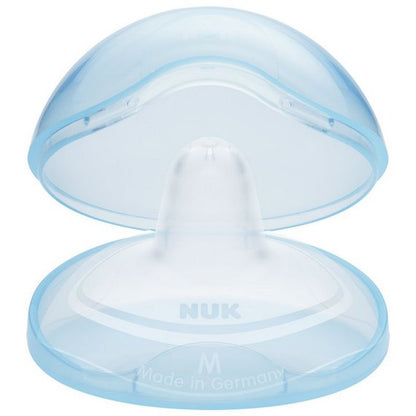 NUK Silicone Nipple Shields Medium Twin Pack