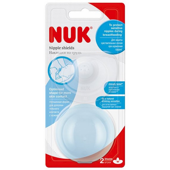 NUK Silicone Nipple Shields M Twin Pack