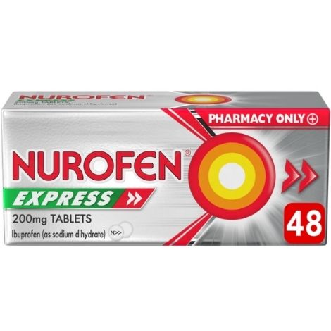 Nurofen Express Ibuprofen 200mg Tablets 48s