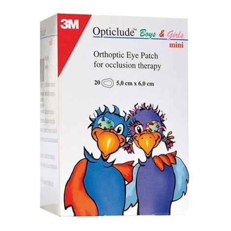 3M Opticlude Boys and Girls Eye Patchess Mini 5x6 cm 30 Pack