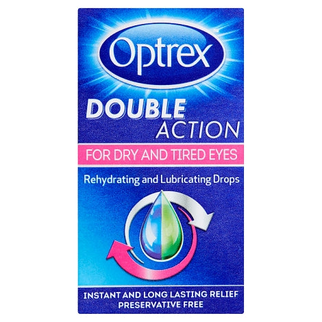Optrex Double Action Drops for Dry Eyes 10ml