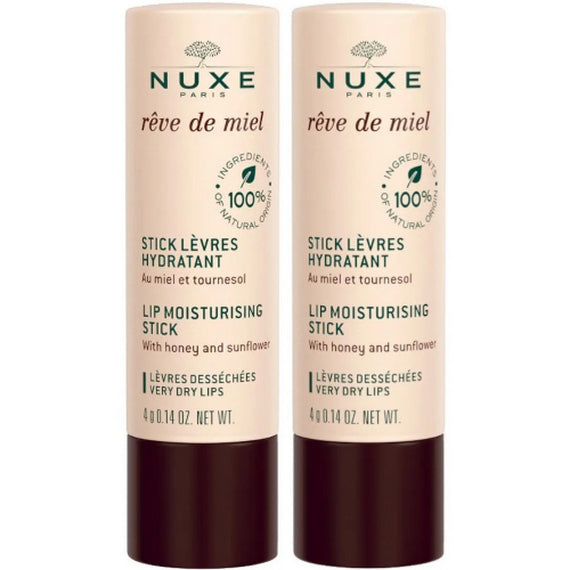 Nuxe Reve De Miel Lip Moisturizing Stick 2x4g