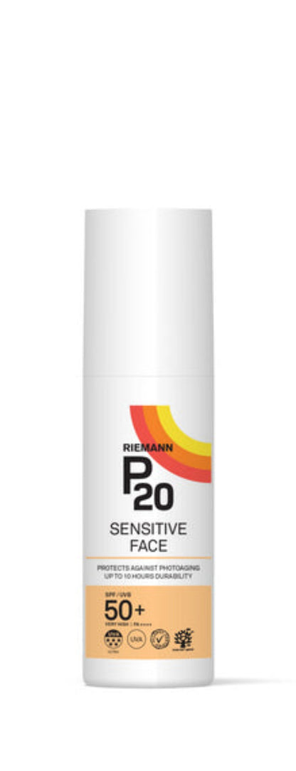 P20 Sensitive Face SPF50+ 50g-bottle